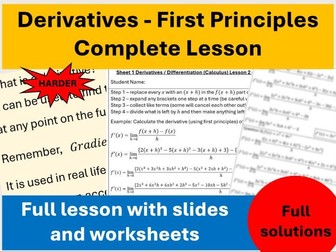 PPT Lesson 2 - Derivative (First Principles) - harder