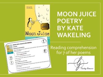 Questions to go with Kate Wakeling's poems from Moonjuice