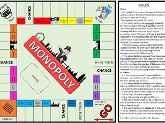 Level 2 Sport Monopoly Revision Game