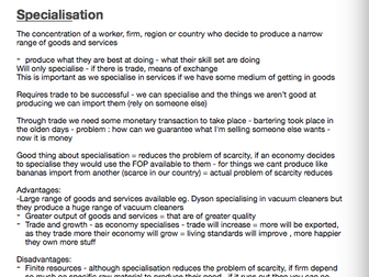 Microeconomics Edexcel A level - Full notes Year 12