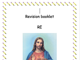 RE revision comprehension booklet - The Life of Jesus