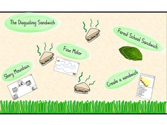 The Disgusting Sandwich Activity Pack – Literacy, Sequencing & Creative Writing