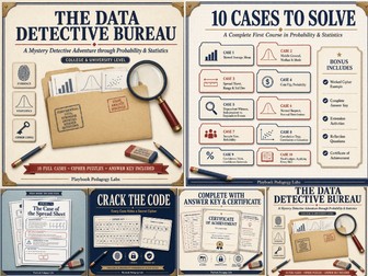 The Data Detective Bureau: A Mystery Detective Adventure through Probability and Statistics