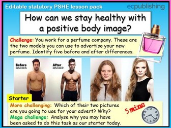 Body Image PSHE RSE