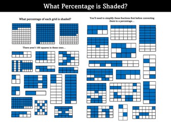 What Percentage is Shaded?