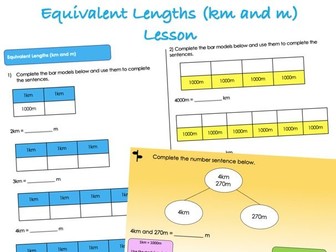 Year 4 Length and Perimeter - Equivalent Lengths (km and m) Lesson