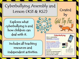 Cyberbullying (KS1 & KS2 Internet Safety) Assembly & Lesson