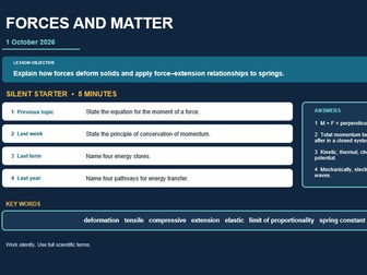 forces and matter