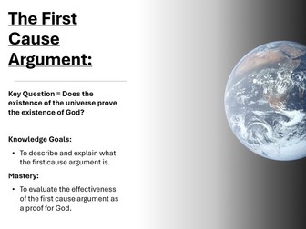 The First Cause Argument GCSE Lesson