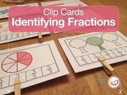 Fraction Clip Cards