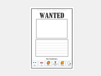 The Gingerbread Man - Wanted Poster