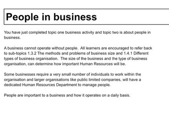 Sub-topic 2.2.3 Leadership styles