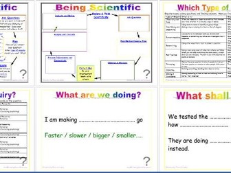 Being Scientific:  Working Scientifically in Enquiry and Investigation - Planning