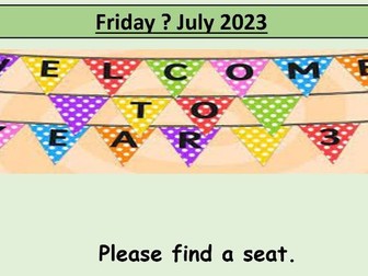 Move up morning Year 3 2023