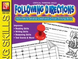 Following Directions: Critical Thinking Skills