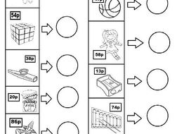 Change from £1 worksheet 4 Ks1 | Teaching Resources