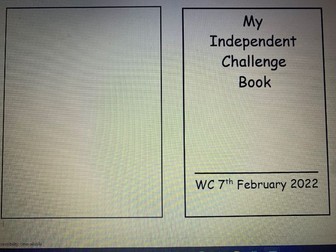 Differentiated Independent Challenge booklets Year 1