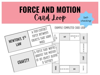 Force and Motion Card Loop Activity