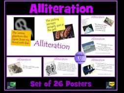 Alliteration - Set of 26 Posters