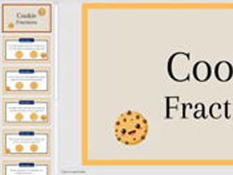 Fractions cookie quiz