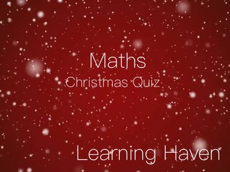 Christmas Maths Quiz!