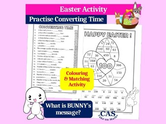 Easter Fun Activity - Colouring Easter Eggs and Matching Activity