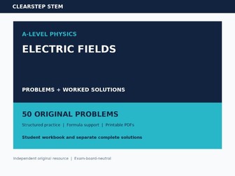 A Level Physics Electric Fields Solutions