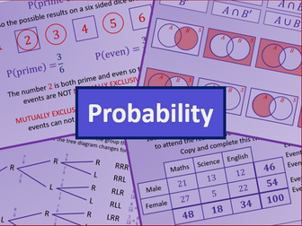 Probability - A level AS Mathematics