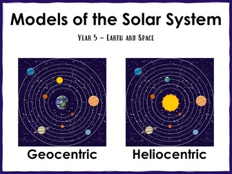 Models of the Solar System - Year 5