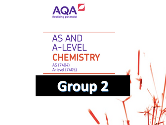AQA A-Level Chemistry – Group 2 A* Notes (New Spec)