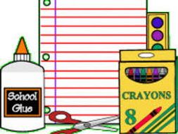 French - school items - add me to your lesson plans