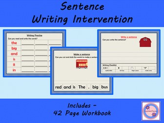 Sentence Writing Intervention Booster