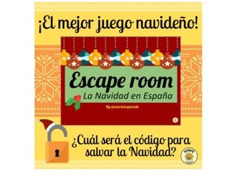 Christmas Escape Room Spanish- La Navidad en España Escape Room