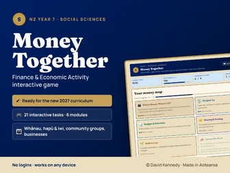 Money Together: NZ Yr 7 Financial Literacy