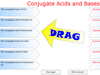 Conjugate Acids and Bases - Game