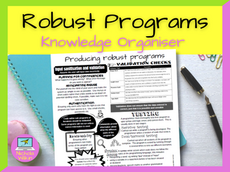Robust Programs Knowledge Organiser