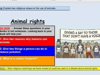 Animal rights - GCSE