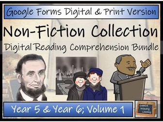 UKS2 Non-Fiction Collection; Volume 2 - Reading Comprehension Bundle | Digital & Print