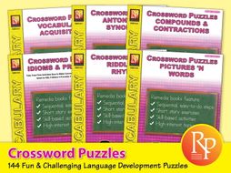 Crossword Puzzles: Language Development {Bundle}