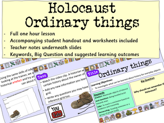 Holocaust Ordinary things - L1