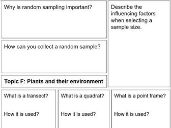 Level 3 BTEC Applied Science Unit 3 Revision Mats WITH ANSWERS