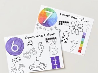 Count and Colour 6-10