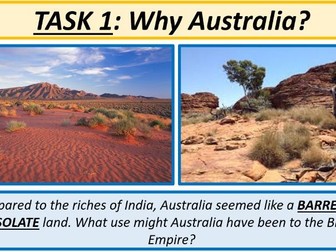 KS3 History: British Empire in Australia