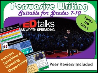 Persuasive Writing: TED Talks