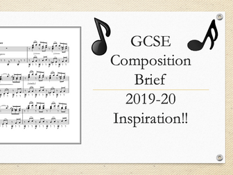 Year 11 GCSE 2019-20 Composition Brief Inspiration Lesson-  Eduqas Specification