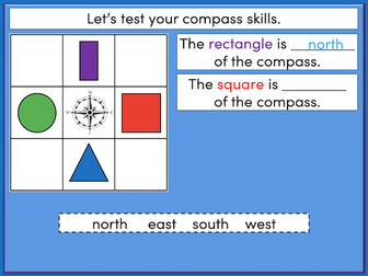 Introduction to compass directions - KS1/KS2