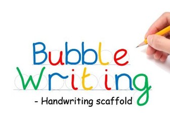 Bubble Writing - Numbers