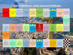 Revision Board Games for Paper 2 – AQA Geography (8035)