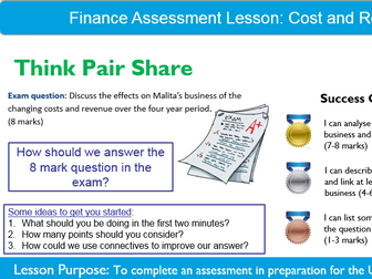 Business: Cost&Revenue Assessment Lesson