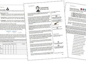 'Twisted Tales' (short stories) KS3 booklet